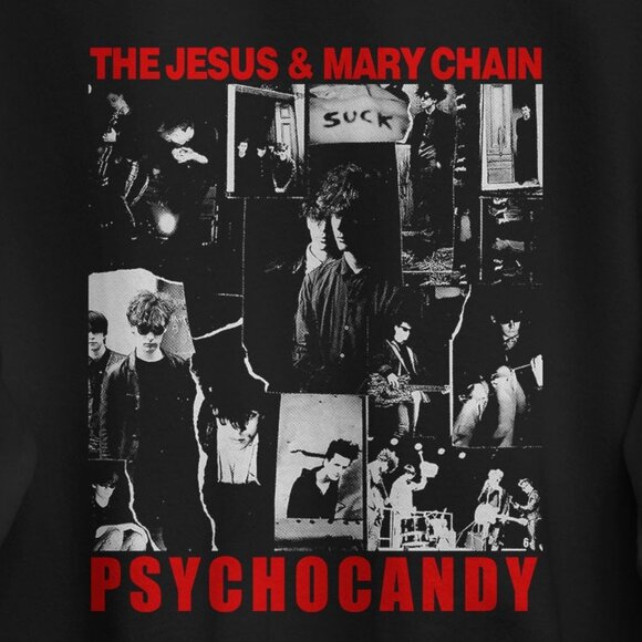 The Jesus and Mary Chain Psychocandy Album Art Retro Band Tour Music Sweatshirt - Picture 2 of 5
